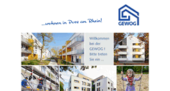 Desktop Screenshot of gewog-porz.de